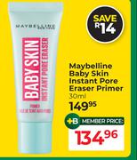 Maybelline Baby Skin Instant Pore Eraser Primer-30ml