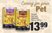 Pamper Cat Food (Selected)-385g/400g Each