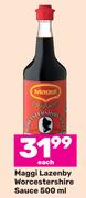Maggi Lazenby Worcestershire Sauce-500ml Each