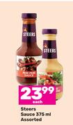 Steers Sauce Assorted-375ml Each