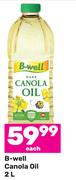Be-Well Canola Oil-2Ltr Each