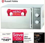 Russell Hobbs 20Ltr Manual Microwave  RHMA20L 10058511