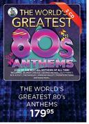 The World's Greatest 80's Anthems 2CDs