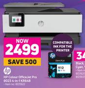 HP Colour Officejet Pro 8023 4 In 1 KR64B