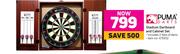 Puma Darts Stadium Dartboard And Cabinet Set
