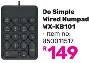 Winx Do Simple Wired Numpad WX-KB101