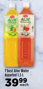 T'Best Aloe Water Assorted-1.5L Each
