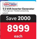 Gentech 2 KVA Inverter Generator