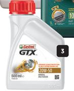 Castrol 500ml GTX 20W-50 Motor Oil-Each