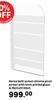 Nerea Bath Screen Chrome Pivot Screen With 4mm Printed Glass W76cm x H130cm