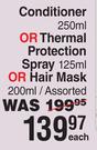 Noah Conditioner 250ml Or Thermal Protection Spray 125ml Or Hair Mask 200ml/Assorted-Each