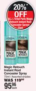 L'Oreal Magic Retouch Instant Root Concealer Spray-75ml Each