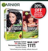 Garnier Nutrisse Creme or Ultra Color Permanent Hair Color-Each