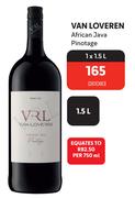 Van Loveren African Java Pinotage-1.5L