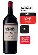 Zandvliet Shiraz-1.5L