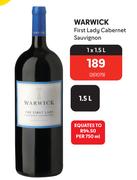 Warwick First Lady Cabernet Sauvignon-1.5L