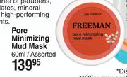 Freeman Pore Minimizing Mud Mask Assorted-60ml