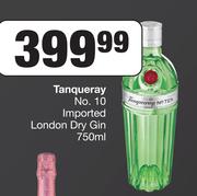 Tanqueray No. 10 Imported London Dry Gin-750ml