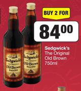 Sedgwick's The Original Old Brown-For 2 x 750ml