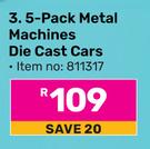 Zuru Metal Machines 5 Pack Metal Machines Die Cast Cars