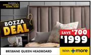 Brisbane Queen Headboard