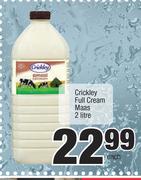 Crickely Full Cream Maas-2Ltr Each