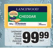 Lancewood Cheddar Or Gouda Cheese(Selected)-900g Each