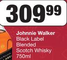 Johnnie Walker Black Label Blended Scotch Whisky-750ml