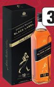 Johnnie Walker Black Label Blended Scotch Whisky-750ml