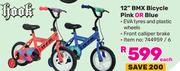 Hook 12" BMX Bicycle (Pink Or Blue)-Each