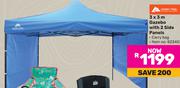 Ozark Trail 3 x 3 Gazebo With 2 Side Panels