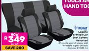 The Stingray Laguna 6-Piece Car Seat Covers Assorted-Per Set