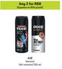 Axe Aerosol (All Variants)-For Any 2 x 150ml