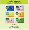 Dettol Hygiene Soap (All Variants)-For Any 6 x 175g