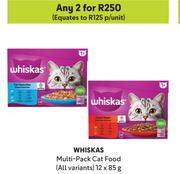 Whiskas Multi Pack Cat Food (All Variants)-For Any 2 x 12 x 85g