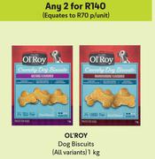 Ol'Roy Dog Biscuits (All Variants)-For Any 2 x 1Kg
