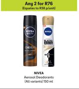 Nivea Aerosol Deodorants (All Variants)-For Any 2 x 150ml