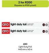 Aro Light Duty Foil 440mm x 40m-For 2