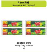 Scotch Brite Heavy Duty Scourers-For 4 x 4's