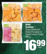 Spar Freshline Diced Butternut, Diced Pumpkin Or Diced Sweet Potato-500g Each