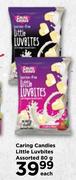 Caring Candies Little Luvbites Assorted-80g Each