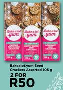 Bakealot Yum Seed Crackers Assorted-For 2 x 105g