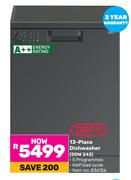 Defy 13 Place Dishwasher DDW242