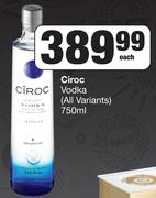 Ciroc Vodka (All Variants)-750ml