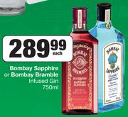 Bombay Sapphire Or Bombay Bramble Infused Gin 750ml-Each