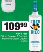 Coco Rico Salted Caramel & Coconut Flavoured Cream Liqueur-750ml