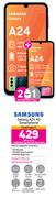 2 x Samsung Galaxy A24 4G Smartphone-On 1.2GB Red Top Up Core More Data + On Promo 75