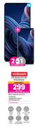 2 x Vodacom ZTE Blade A72 5G Smartphone-On 1.2GB Red Top Up Core More Data