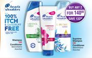 Head & Shoulders Shampoo Or Conditioner 360ml/400ml Or Supreme Shampoo/Conditioner 360ml/400ml-Any 2