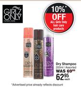 Girlz Only Dry Shampoo Assorted-200ml Each